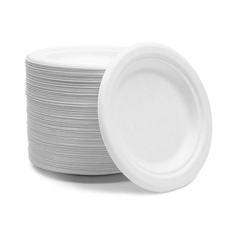sugarcane husk plates 9inch